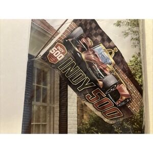 Indy 500 Flag Banner 3' x 5' New NASCAR Racing Man Cave Holiday Gift/Stocking
